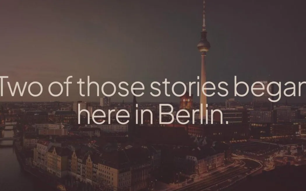 becure.org: Two of those stories began here in Berlin, over the Berlin skyline at dusk