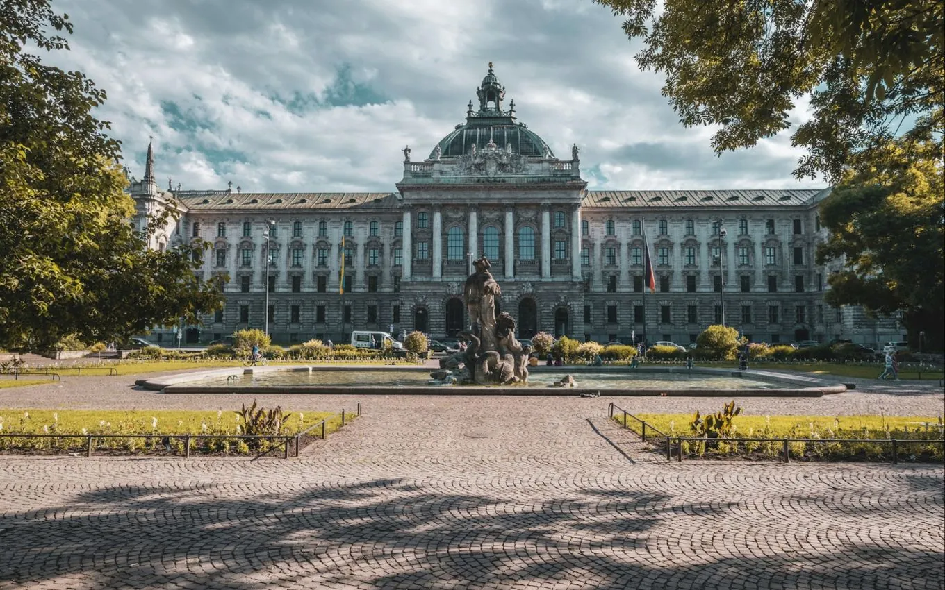 The Justizpalast in Munich