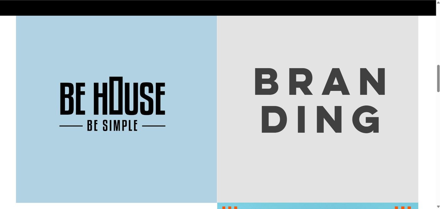 Branding section of talungar.com, with a client logo on a pale blue panel next to the word Branding in large grey letters